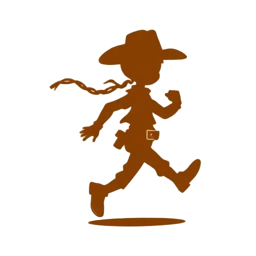 Cowboy on the run — click to lasso